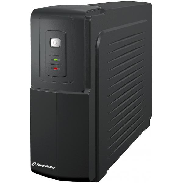 PowerWalker VFD 600 gruppo di continuità [UPS] 0,6 kVA 300 W 2 presa[e] AC (VFD 600 Offline UPS 600VA - 600VA/300W - Offline with 2x Schuko outlet, compact design - Warranty: 24M)