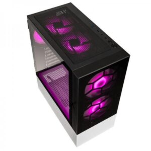 Kolink OBSERVATORY MX Midi Tower Nero, Bianco (Kolink Observatory MX Glass ARGB Midi Tower Case - Black/White)