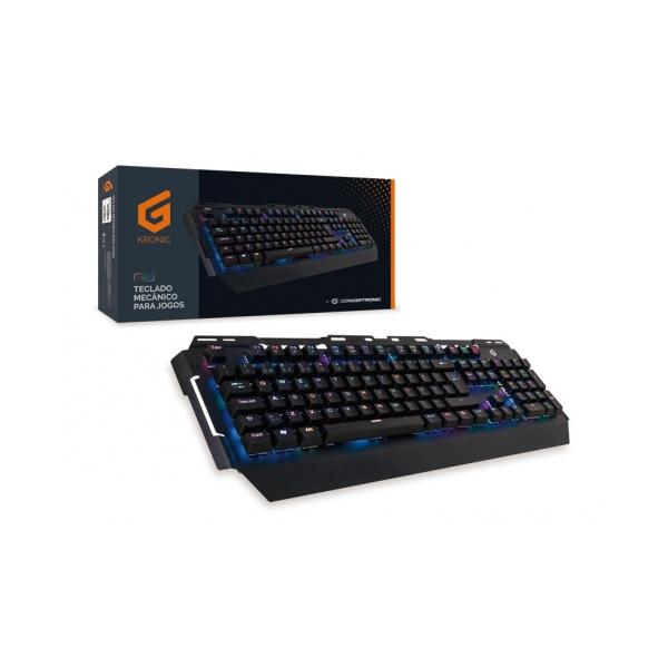 Conceptronic KRONIC tastiera Gaming USB QWERTY Portoghese Nero (Conceptronic KRONIC - tastatur - portu)