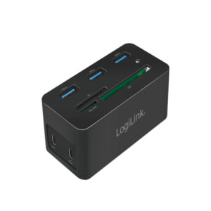 LogiLink UA0370 replicatore di porte e docking station per laptop Cablato USB 3.2 Gen 1 [3.1 Gen 1] Type-C Nero (UA0370)