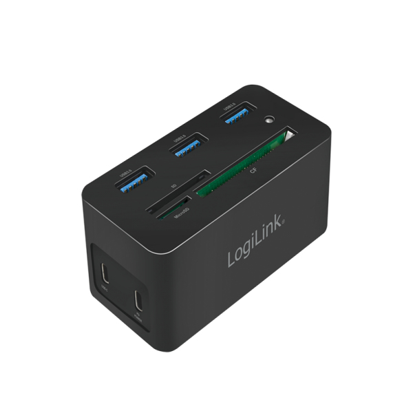 LogiLink UA0370 replicatore di porte e docking station per laptop Cablato USB 3.2 Gen 1 [3.1 Gen 1] Type-C Nero (UA0370)