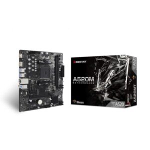 Biostar A520MT scheda madre AMD A520 Socket AM4 micro ATX (Biostar A520MT - bundkort)