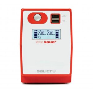 Salicru 647CA000003 gruppo di continuità [UPS] A linea interattiva 0,85 kVA 480 W 2 presa[e] AC (SALICRU SPS SOHO+ SPS 850 SOHO+ - UPS)