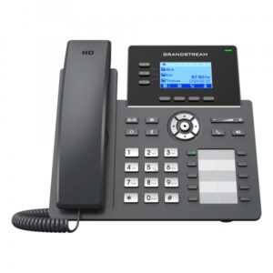 Grandstream Networks GRP2604P telefono IP Nero 3 linee LCD (Ip Phone Black 3 Lines Lcd - Warranty: 12M)