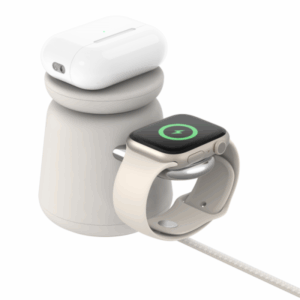 Belkin WIZ020MYH36 Caricabatterie per dispositivi mobili Cuffie, Smartphone, Orologio intelligente Antracite USB Carica wireless Ricarica rapida Interno (BOOST CHARGE PRO 2IN1 MAGSAFE - 15W CHARGING STAND CHARCOAL)