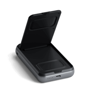 Satechi ST-UCDWPBSM batteria portatile 10000 mAh Carica wireless Grigio (Satechi Duo Wireless Charger Stand - M)