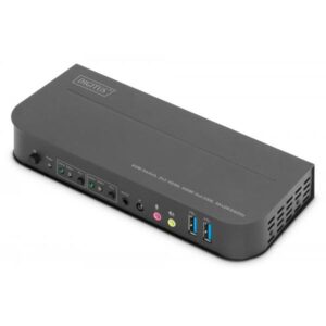 Digitus Switch KVM, 2x1 HDMI, HDMI Out, USB, 4Kx2K@60Hz (DIGITUS KVM-Switch, 2-Port, HDMI 4K, M)