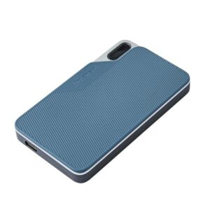Intenso Lesen/Schreiben bis zu 500 MB/s/1TB USB tipo-C 3.2 Gen 1 [3.1 Gen 1] Blu, Grigio (Intenso externe SSD TX100 1TB USB 3)