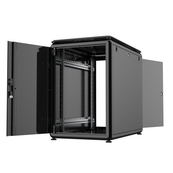 Lanview RDL16U61BL rack 16U Nero (19'' 16U Rack Cabinet 600 x - 1000 x 897mm Data Line - - Black - Warranty: 60M)