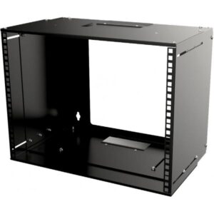 Lanview RAR210BL rack 6U Nero (19 6U Adjustable Depth Open - Frame Rack Wall Mount - Black - Warranty: 60M)