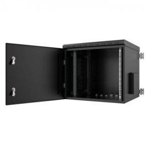 LOGON RWMIP55W09U60B rack 9U Da parete Nero (19 9U IP55 Wall mount - Cabinet 600 x 600 x 500mm - - Black - Warranty: 60M)