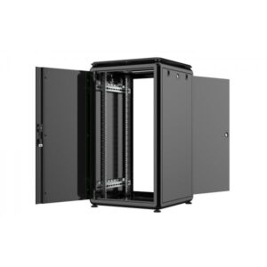 LOGON RDL20U66BL rack 20U Rack indipendenti Nero (19'' 20U Rack Cabinet 600 x - 600 x 1075mm Data Line - - Black - Warranty: 60M)
