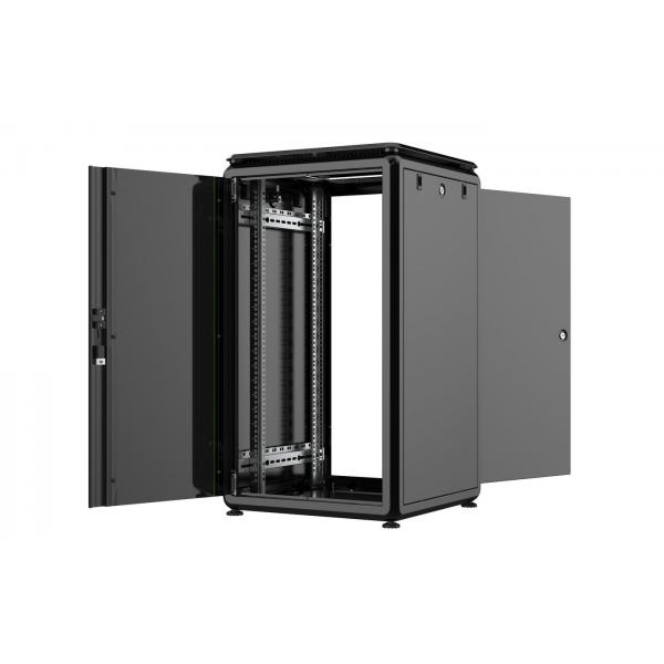 LOGON RDL20U66BL rack 20U Rack indipendenti Nero (19'' 20U Rack Cabinet 600 x - 600 x 1075mm Data Line - - Black - Warranty: 60M)