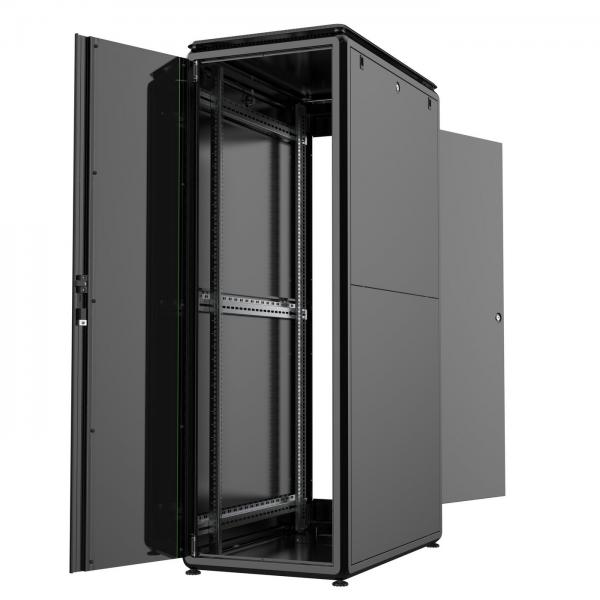 LOGON RDL36U61BL rack 36U Rack indipendenti Nero (19'' 36U Rack Cabinet 600 x - 1000 x 1786mm Data Line - - Black - Warranty: 60M)