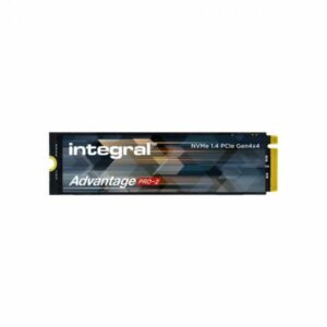 Integral INSSD1TM2280G4AP2X drives allo stato solido 1 TB M.2 PCI Express 4.0 NVMe TLC (1TB - 1000GB SSD M.2 2280 NVME 1.4 PCIe Gen4 x4 R-7200MBs W-6100MBs IOPS R-1000K W-850K TLC TBW 600 ADVANTAGE PRO-2 INTEGRAL)