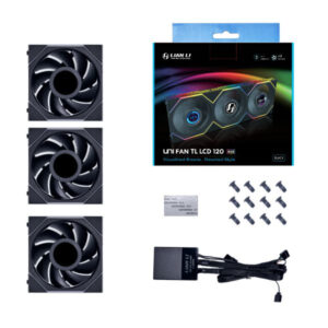 Lian Li UNI FAN TL LCD Case per computer Ventilatore 12 cm Nero (Lian Li UNI FAN TL LCD Series L??Â¼fte)