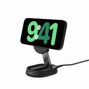 Belkin SUPPORTO RICARICA WIRELESS QI2 15W + ALIMENTATORE (BOOST CHARGE PRO CONVERTIBLE - QI2 15W MAGNETIC CHARGING STAND)