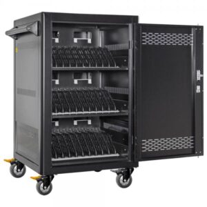 Power Technologies LITE Series AC-LITE Carrello per la gestione dei dispositivi portatili Nero (AC-LITE 30-Bay Economical Cycl)