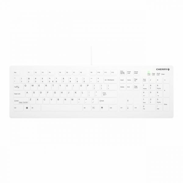 CHERRY AK-C8112 tastiera Medico USB QWERTY Spagnolo Bianco (AK-C8112 MEDICAL KEYBOARD WHITE - ) - Versione Tedesca