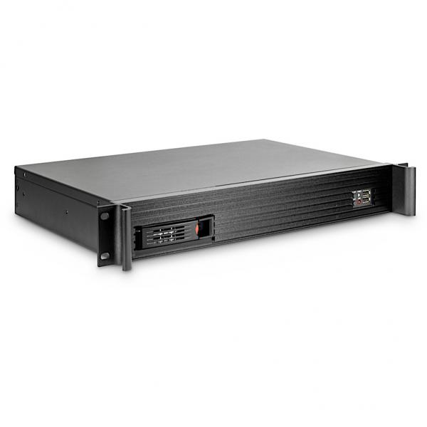 Inter-Tech 1.5U-1528-1 Supporto Nero (Inter-Tech Geh Mini ITX 1.5U-1528-1 65)