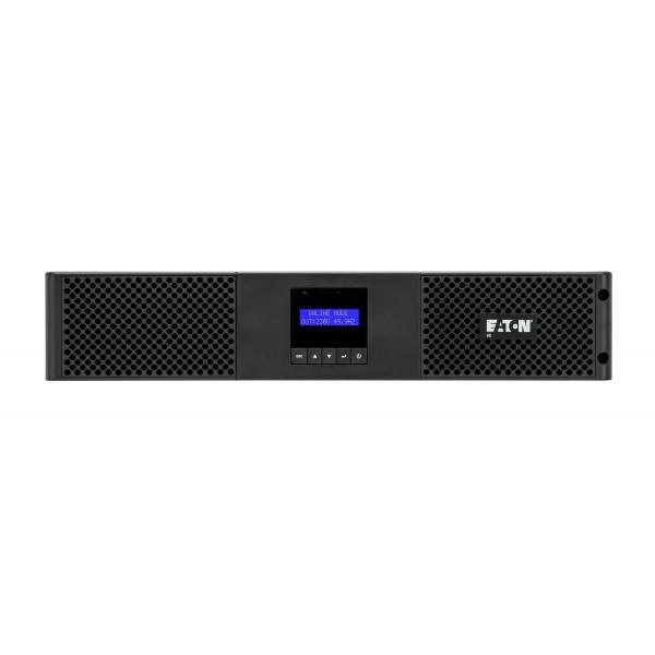 Eaton 9E1000IR gruppo di continuità [UPS] Doppia conversione [online] 1 kVA 900 W 4 presa[e] AC (Eaton 9E - UPS - 200/220/230/240 V c.a. V - 900 Watt - 1000 VA - RS-232, USB - connettori di uscita 4 - 2U - nero)