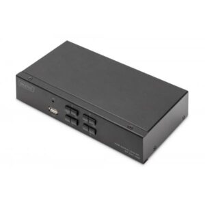 Digitus Switch KVM, 4x1 DP, DP Out, USB (DIGITUS KVM Switch, 4K60HZ, 4x1 DP in,)