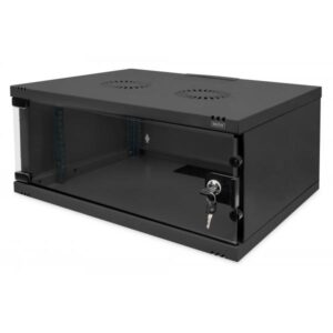 Digitus Alloggiamento a parete SOHO, smontato - 540 x 400 mm [L x P] (4HE SOHO WALLMOUNT CAB 540X400 - 4HE UNM.241X540X400MM BLACK)