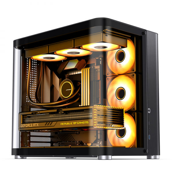 Jonsbo TK-2 2.0 Midi Tower Nero (Jonsbo TK-2 2.0 Midi-Tower Tempered Glass - Black)
