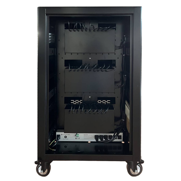 Power Technologies LITE Series PT-36 Carrello per la gestione dei dispositivi portatili Nero (PT-36 36-Bay Cart with Smart)