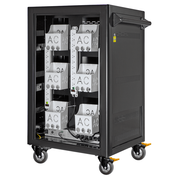 Power Technologies LITE Series AC-LITE Carrello per la gestione dei dispositivi portatili Nero (AC-LITE 30-Bay Economical Cycl)