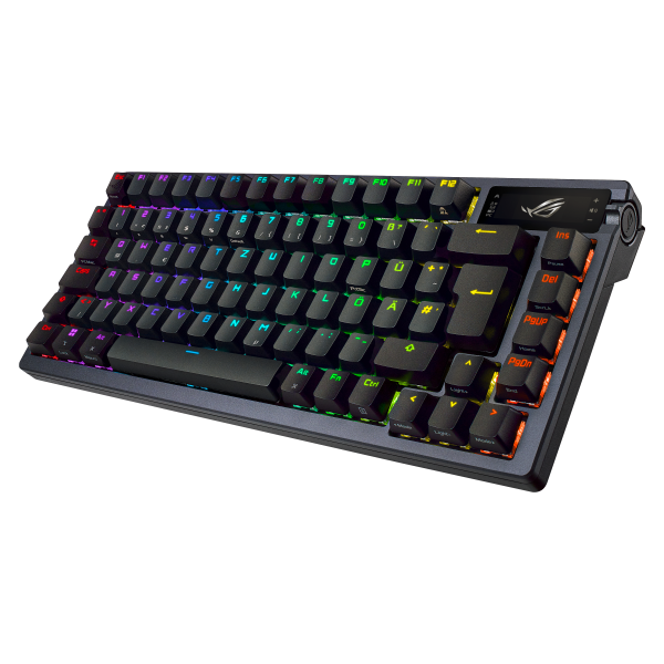 ASUS ROG Azoth tastiera Gaming USB + RF Wireless + Bluetooth QWERTY Nero (ASUS ROG Azoth - tastatur)