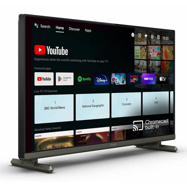 Philips 24HFL4518/12 TV Hospitality 61 cm [24] HD 250 cd/m² Smart TV Nero 6 W (24 Hospitality TV, IPTV)