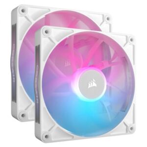 Corsair iCUE LINK RX140 RGB Case per computer Ventilatore 14 cm Bianco 2 pz (LINK RX140 RGB 14CM FANS X2 WHITE)