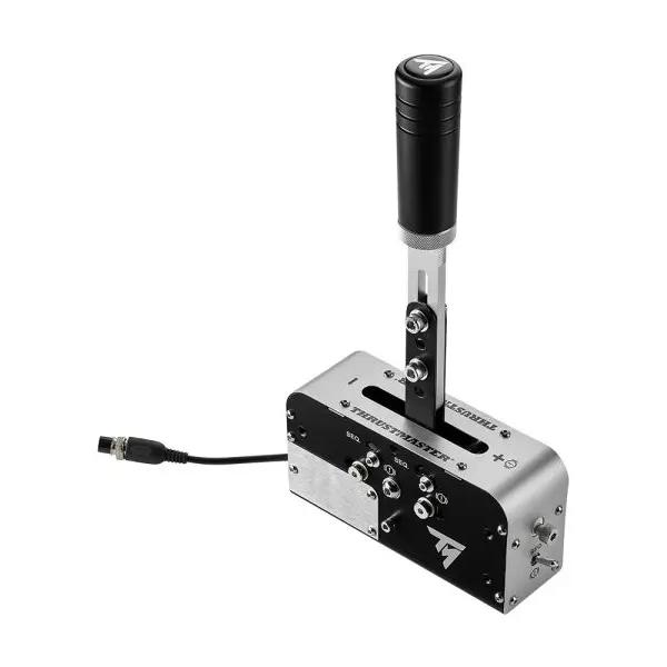 Thrustmaster 4060306 periferica di gioco Nero, Argento USB Freno a mano PC, PlayStation 4, PlayStation 5, Xbox One, Xbox One S, Xbox One X, Xbox Series S, Xbox Series X (Thrustmaster TSSH SEQUENTIAL HANDBRAKE)