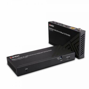 Lindy Extender HDBaseT Cat.6 KVM HDMI 4K60, USB 2.0 & IR, 150m (Adap Lindy Extender Cat.6 HDMI KVM Ext)