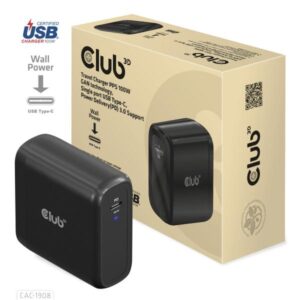 Club3D ReiseladegerÃ¤t 1xUSB Typ C,
