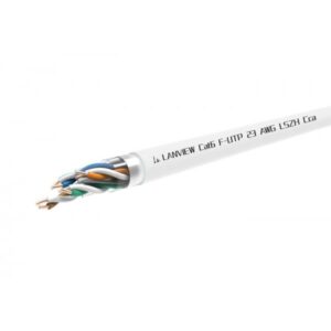 Lanview LVN122161 cavo di rete (Cat6 F-UTP Network Cable - 4x2xAWG23 LSZH white 500m, - Fire Class: Cca - Warranty: 300M)