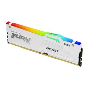 Kingston Technology FURY Beast 32GB 6000MT/s DDR5 CL30 DIMM White RGB EXPO (32GB DDR5 6000MT/S CL30 DIMM - FURY BEAST WHITE RGB EXPO)