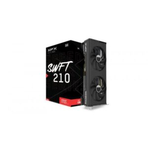 XFX SPEEDSTER SWFT 210 Radeon RX 7600 XT AMD 16 GB GDDR6 (XFX RX7600 XT Speedster SWFT210, 16GB DDR6, HDMI, 3 DP, 2755MHz Clock)