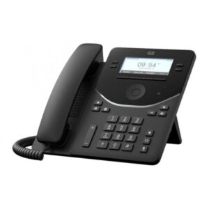 Cisco DP-9841-K9= telefono IP Nero 4 linee LCD (Cisco Desk Phone 9841 - VoIP phone - with Trusted Platform Module [TPM] 2.0 with caller ID/call waiting - SIP, SDP, RTCP, RTP, SRTP - 4 lines - carbon black) - Versione UK