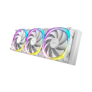 Antec VORTEX 360 Processore Kit di raffreddamento a liquido 12 cm Bianco 1 pz (ANTEC Vortex 360 ARGB AiO Liquid CPU Cooler, White, Universal Socket, 360mm Radiator, PWM 2000RPM Fusion ARGB Cooling Fans, Addressable RGB LED Lighting with Suspended Spiral Pump Head Design)