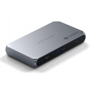Satechi ST-HT4SHM-EU hub di interfaccia Thunderbolt 4 40000 Mbit/s Grigio (Satechi Thunderbolt 4 Slim Hub Pro wit)