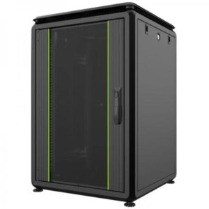 LOGON RDL16U66BL rack 16U Rack indipendenti Nero (19'' 16U Rack Cabinet 600 x - 600 x 897mm Data Line - Black - Warranty: 60M)