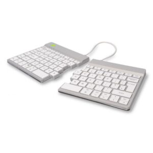 R-Go Tools R-Go Split Break tastiera Ufficio Bluetooth QWERTY Inglese UK Bianco (R-GO SPLIT BREAK ERGONOMIC - KEYBOARD QWERTY [UK] BLUETOOTH W) - Versione UK
