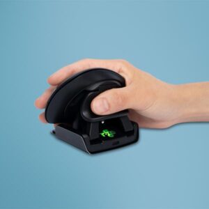 R-Go Tools RGOTWBMWLBL mouse Ufficio Ambidestro Bluetooth + USB Type-A Ottico 2400 DPI (R-GO TWISTER ERGONOMISCHE MAUS - ERGONOMIC MOUSE - WIRED/WIRELESS)