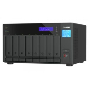 QNAP TVS-h874T NAS Tower Intel® Core™ i7 32 GB DDR4 112 TB HDD QuTS hero Nero (QNAP 112TB [Seagate Exos] TVS-H874T-I7-32G 8-bay QuTS hero NAS; Intel Core i7 12-core [8 Performance cores + 4 Efficient cores] /20-thread; 32GB SO-DIMM DDR4[max.64GB]; 8 x 2.5/3.5 SATA HDD/SSD; 2 x 2.5GbE; 2 x M.2 PCIe Gen4 x4 slots; 2 x Thunderbolt 4; PCIe Gen4 slots; HDMI 1.4b; 350W PSU [3Years warranty])