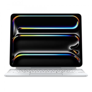 Apple Magic Keyboard per iPad Pro 13 [M4] - Inglese [USA] - Bianco (MAGIC KEYBOARD FOR IPAD PRO - 13IN [M4] - US ENGLISH - WHITE) - Versione UK
