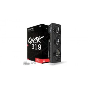 XFX Speedster QICK 319 Core Edition AMD Radeon RX 7800 XT 16 GB GDDR6 (XFX RX7800 XT Speedster QICK319 Core, 16GB DDR6, HDMI, 3 DP, 2430MHz Clock)