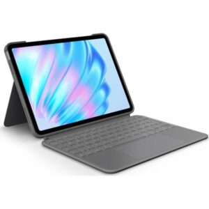 Logitech Combo Touch QWERTY Danese, Finlandese, Norvegese, Svedese Smart Connector Grigio (Logitech Combo Touch - tastatur og fol)