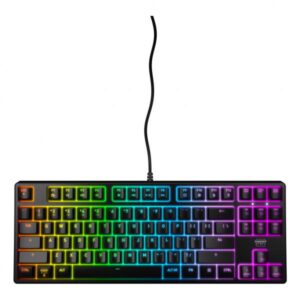 CHERRY K4V2 TKL tastiera Gaming USB QWERTY Inglese US Nero (K4V2 TKL KEYBOARD BLACK - KEYBOARD CORDED MECHANICAL MX RE) - Versione Tedesca
